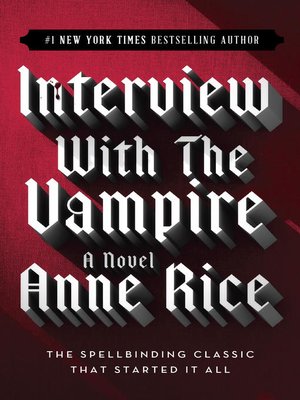 cover image of Interview with the Vampire